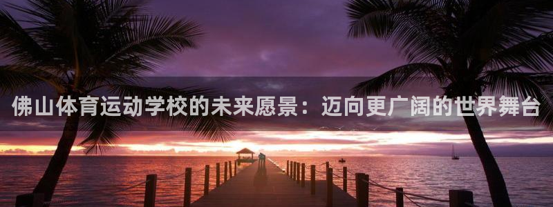 betway西汉姆：佛山体育运动学校的未来愿景：迈向更广阔的世界舞台